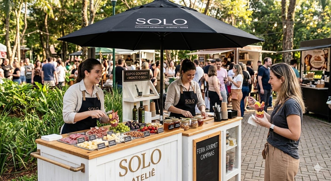 Carrinho SOLO Estação para Eventos